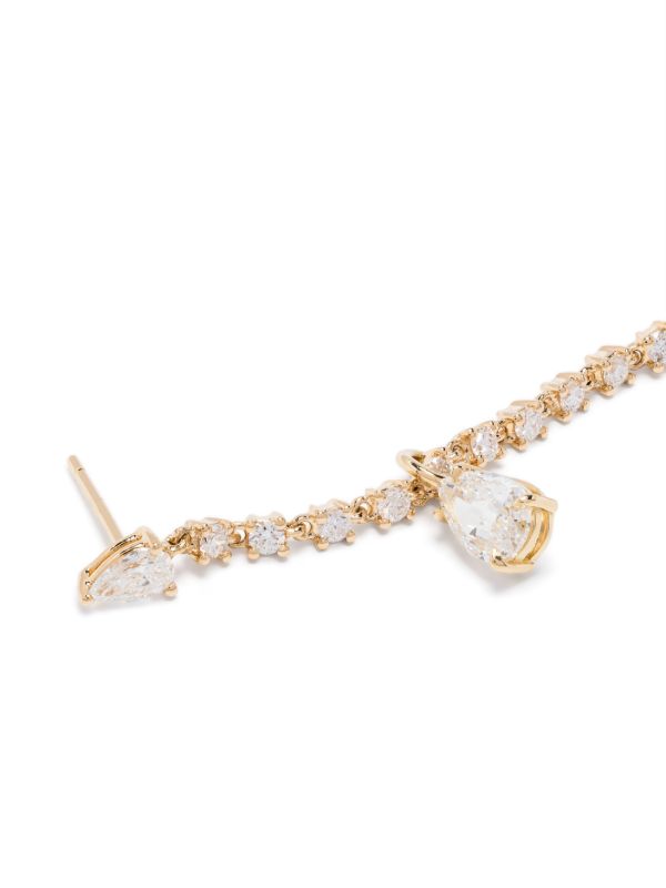 Anita Ko 18K Yellow Gold Double Piercing Diamond Earrings | Browns Fine Earrings