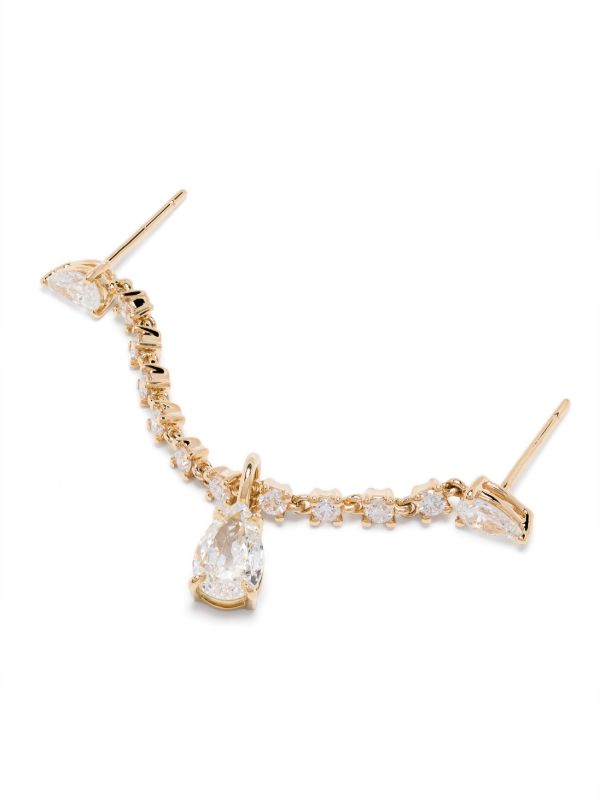 Anita Ko 18K Yellow Gold Double Piercing Diamond Earrings | Browns Fine Earrings