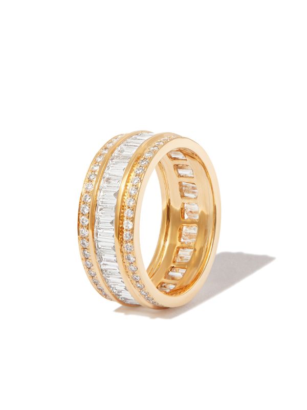 Anita Ko 18K Yellow Gold Stacked Diamond Ring | Browns Fine Rings