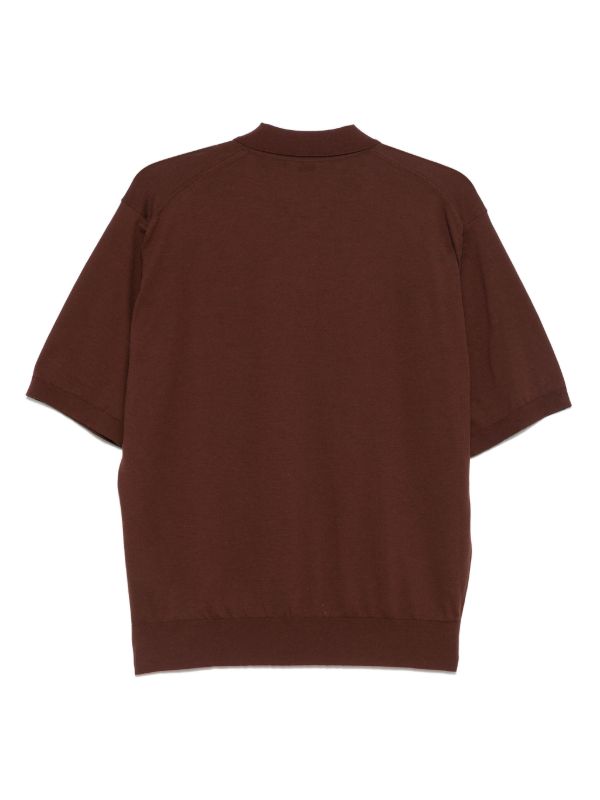 Auralee Cotton Polo Shirt | Browns Polo Shirts