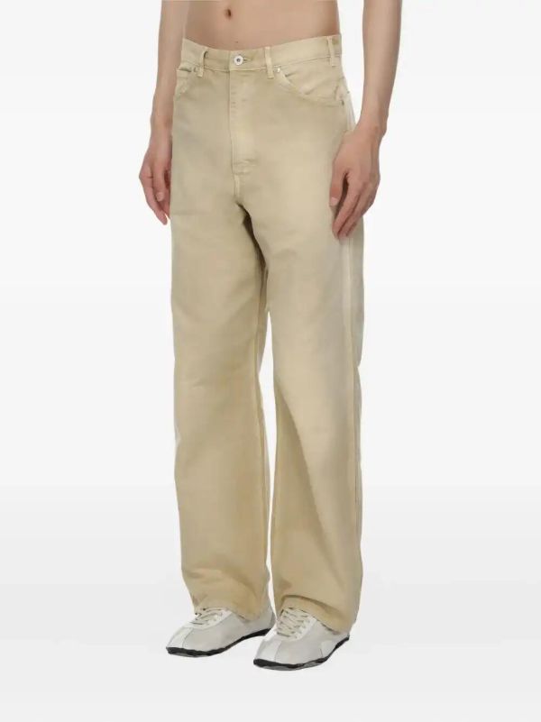 Auralee Faded Duck Trousers | Browns Regular-Fit & Straight Leg Pants