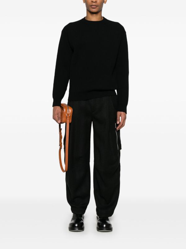 Auralee Supe Fine Wool Ribbed-Knit Sweater | Browns Knitted Sweaters