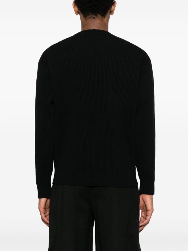 Auralee Supe Fine Wool Ribbed-Knit Sweater | Browns Knitted Sweaters