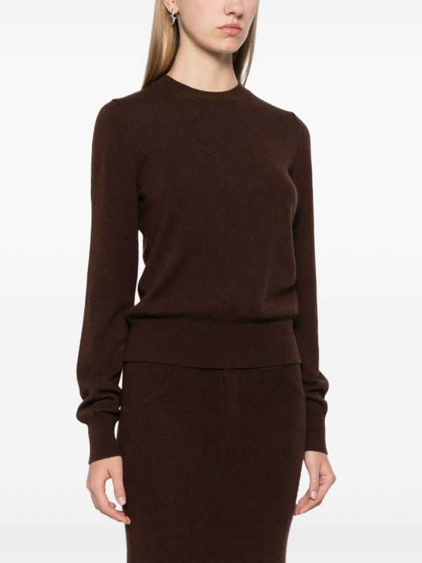 Aya Muse Brown Cashmere Sweater | Browns Knitted Sweaters