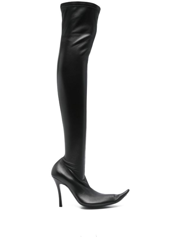 Balenciaga 110mm Alaska over-the-knee boots | Browns Boots