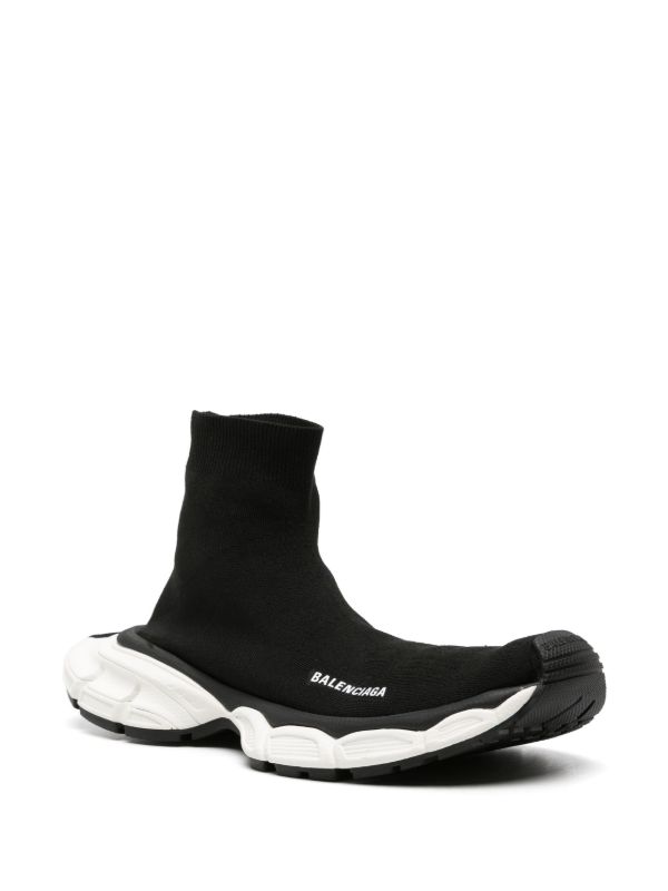 Balenciaga Black 3XL Sock Sneakers | Browns Slip-On