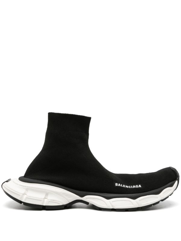 Balenciaga black 3XL sock sneakers | Browns Slip-On