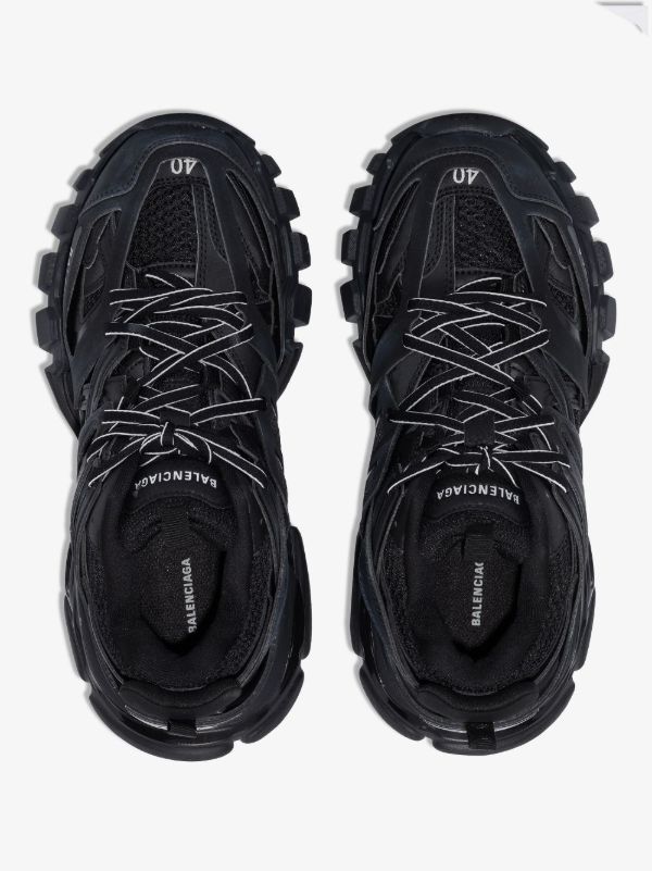 Balenciaga Black Track Low Top Sneakers | Browns Sneakers