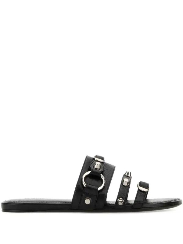 Balenciaga City Flat Slides | Browns Flip Flops & Slides