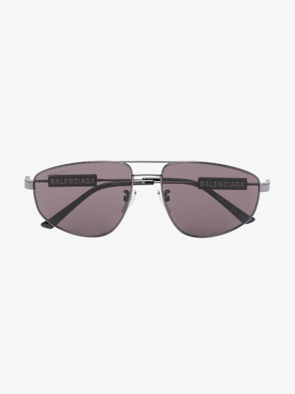 Balenciaga Eyewear Black Aviator-Style sunglasses | Browns Sunglasses