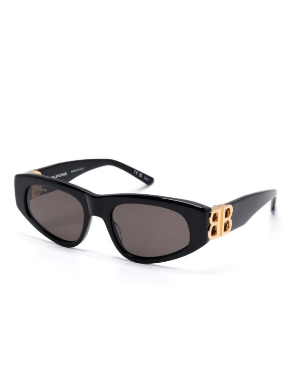 Balenciaga Eyewear Black Dynasty D-Frame Sunglasses | Browns Sunglasses