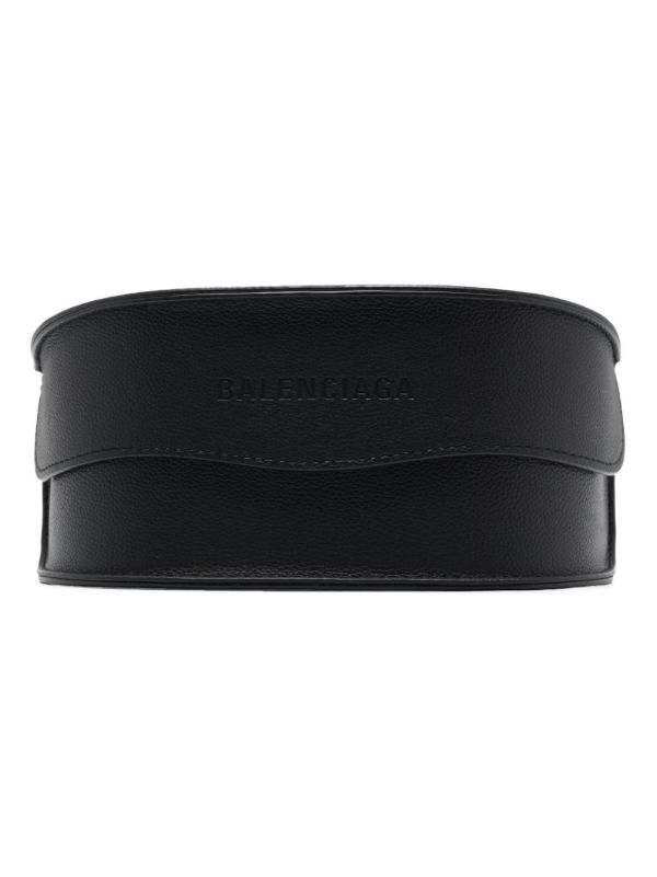 Balenciaga Eyewear Black Side XPander Cat-Eye Sunglasses | Browns Sunglasses