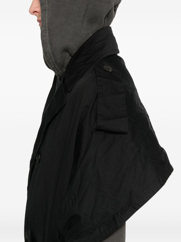 Balenciaga Hooded Trench Coat | Browns Trench Coats