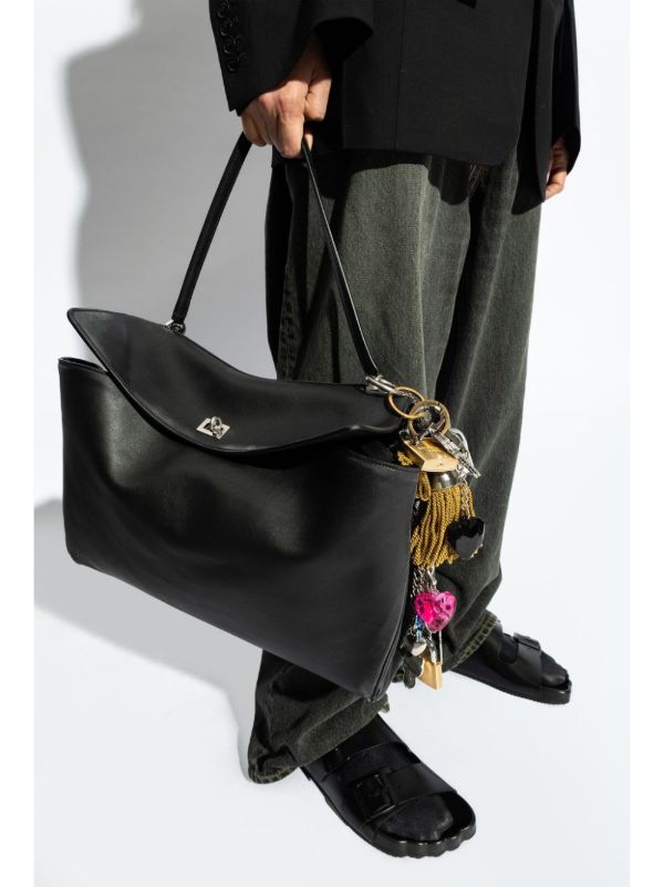 Balenciaga Large Rodeo Distressed-Effect Tote Bag | Browns Tote Bags