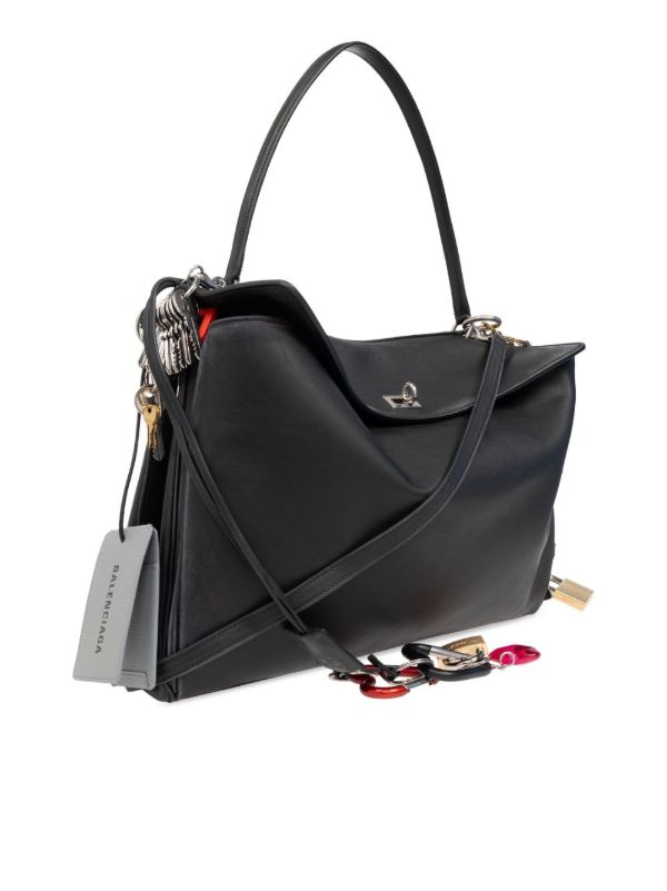 Balenciaga Large Rodeo Distressed-Effect Tote Bag | Browns Tote Bags