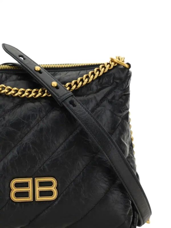Balenciaga Small Crush Shoulder Bag | Browns Shoulder Bags