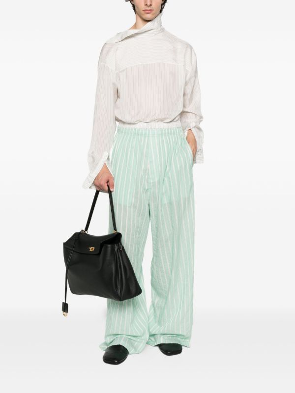 Balenciaga Striped Pyjama Pants | Browns Wide Leg Pants