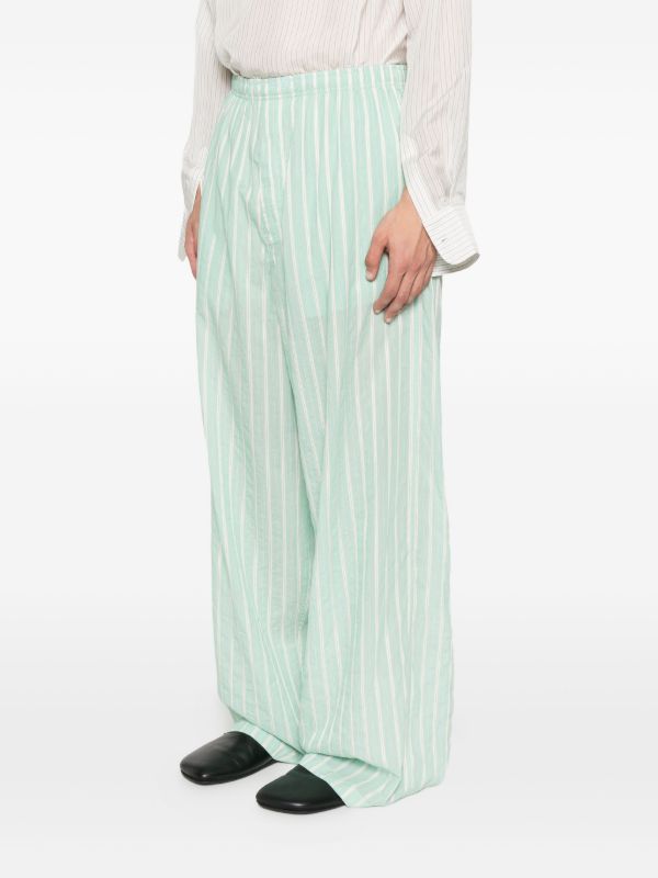 Balenciaga Striped Pyjama Pants | Browns Wide Leg Pants