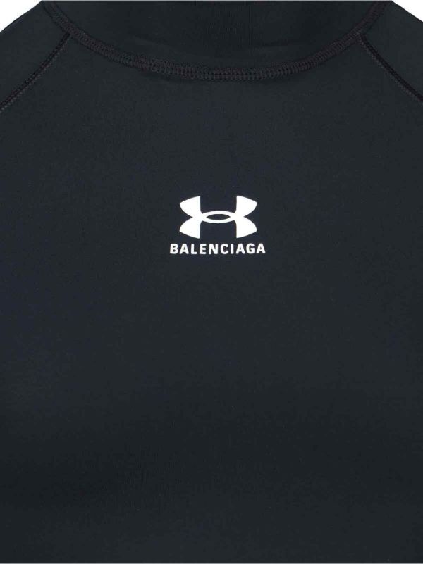 Balenciaga X Under Armour Mock-Neck T-Shirt | Browns T-Shirts