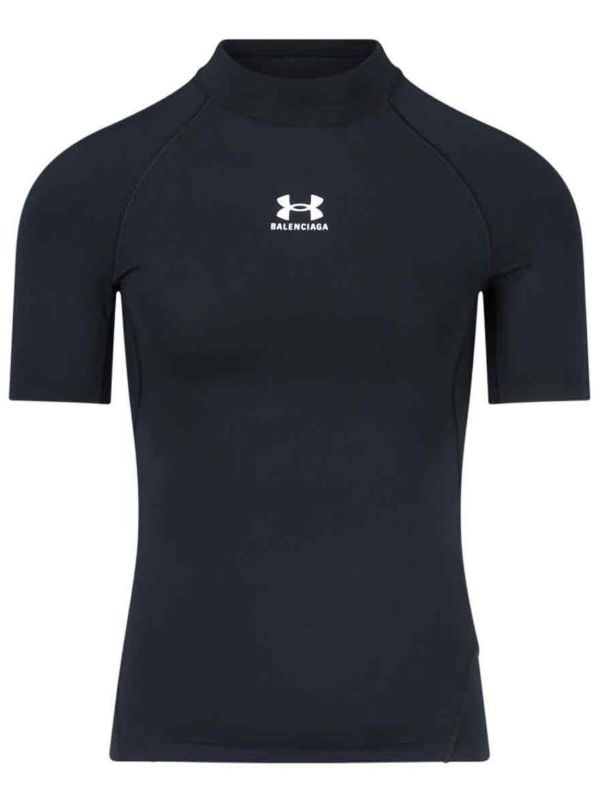 Balenciaga x Under Armour Mock-Neck T-Shirt | Browns T-Shirts
