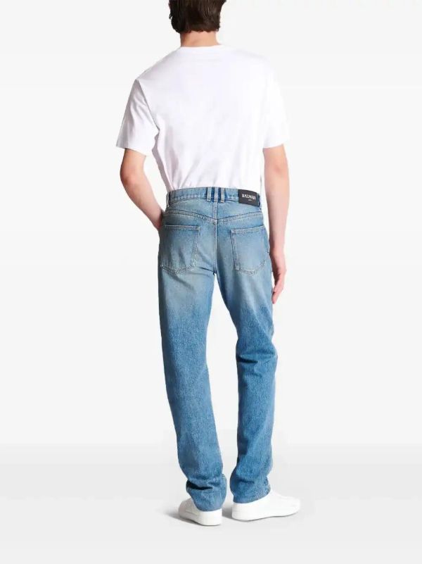 Balmain Appliqué Jeans | Browns Regular & Straight-Leg Jeans