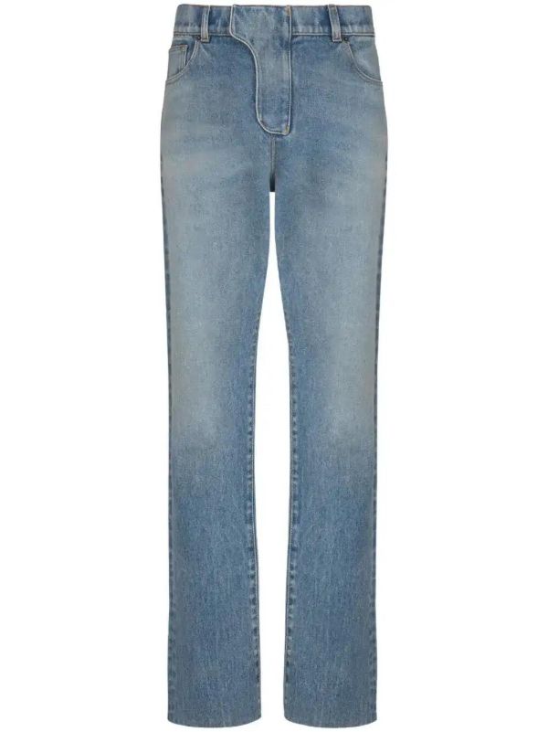 Balmain Appliqué Jeans | Browns Regular & Straight-Leg Jeans