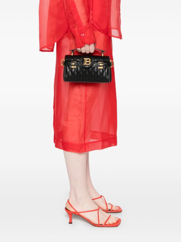 Balmain Black B-Buzz 19 Mini Bag | Browns Mini Bags