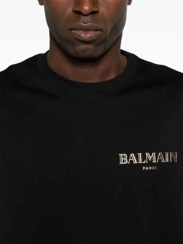 Balmain Logo-appliqué T-shirt | Browns T-Shirts