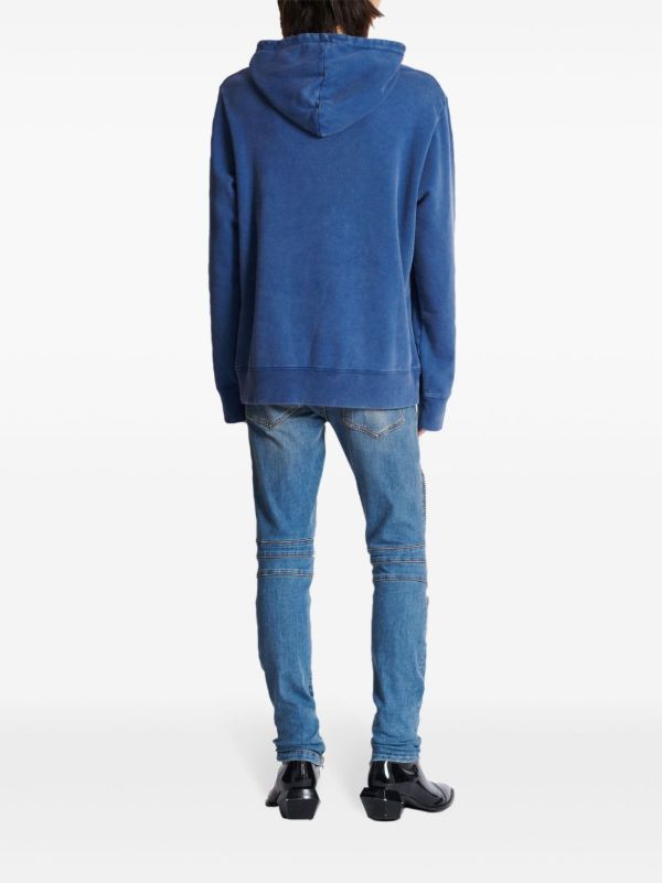 Balmain Logo-Embroidered Hoodie | Browns Hoodies