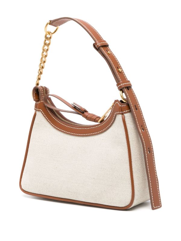 Balmain Neutral B-Army Canvas Shoulder Bag | Browns Shoulder Bags