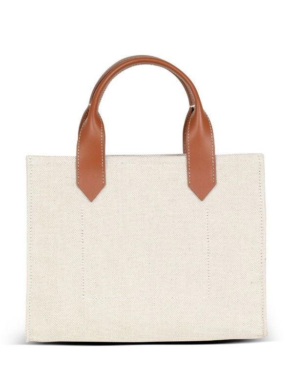 Balmain Neutral B-Army Mini Canvas Bag | Browns Tote Bags