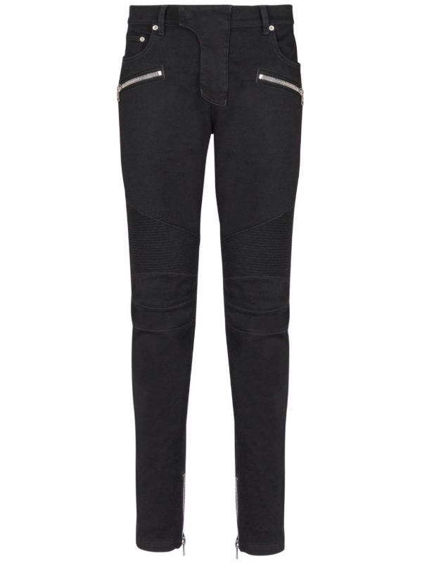 Balmain Slim-Fit Biker Jeans | Browns Skinny Jeans