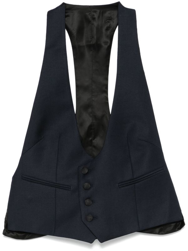BETTTER Black Nan Waistcoat | Browns Waistcoats & Gilets