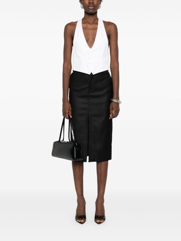 BETTTER White Nan Waistcoat | Browns Waistcoats & Gilets