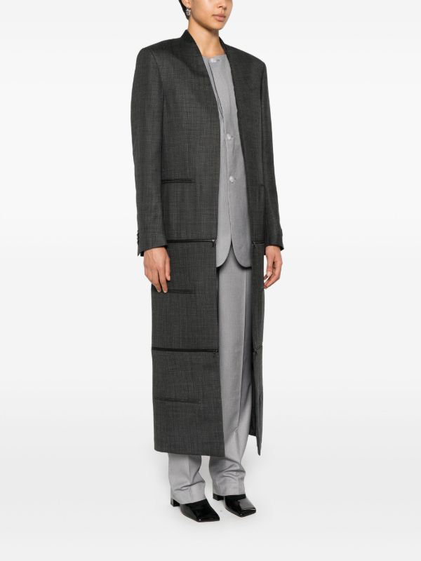 BETTTER X Zegna Transformer Collarless Coat | Browns Oversized Coats