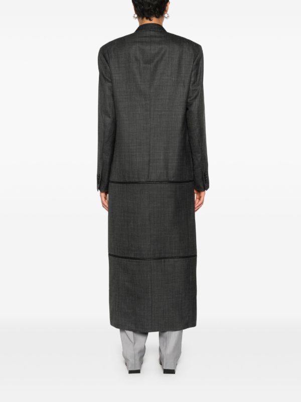 BETTTER X Zegna Transformer Collarless Coat | Browns Oversized Coats