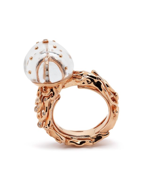 Bibi Van Der Velden 18kt Rose Gold Diamond Ring | Browns Fine Rings