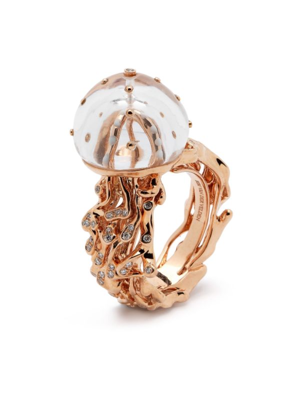 Bibi van der Velden 18kt rose gold diamond ring | Browns Fine Rings