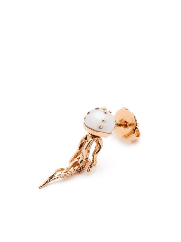 Bibi Van Der Velden 18kt Yellow Gold Mini Jellyfish Earring | Browns Fine Earrings