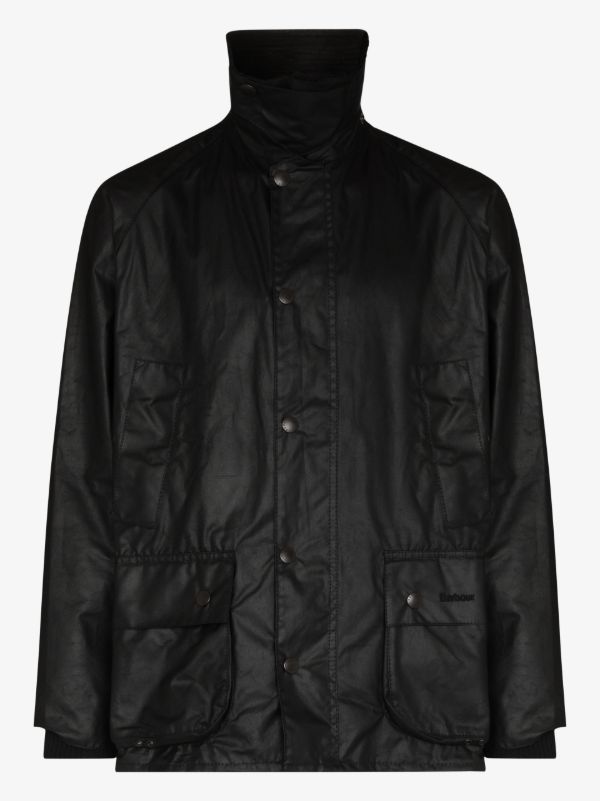 Black Barbour bedale wax jacket| Browns Lightweight Jackets