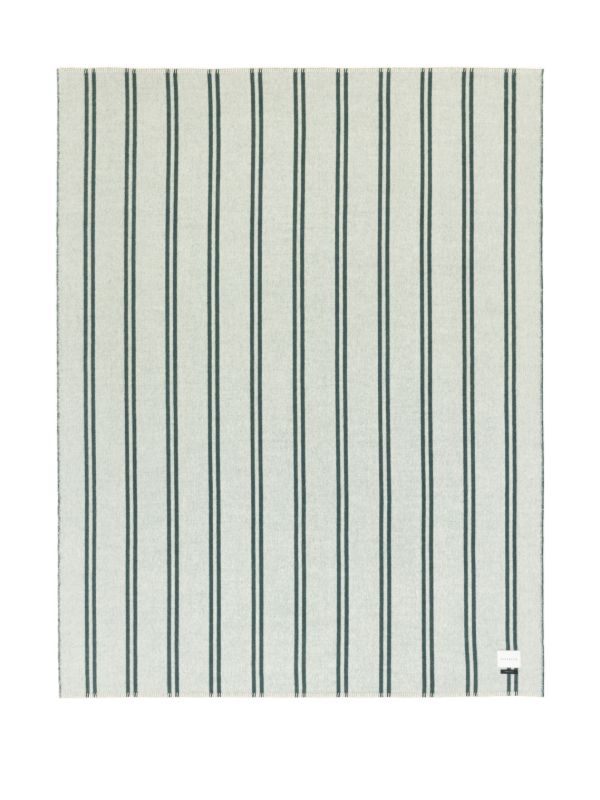 BLACKSAW Green Straits Reversible Alpaca Wool Blanket | Browns Blankets & Throws