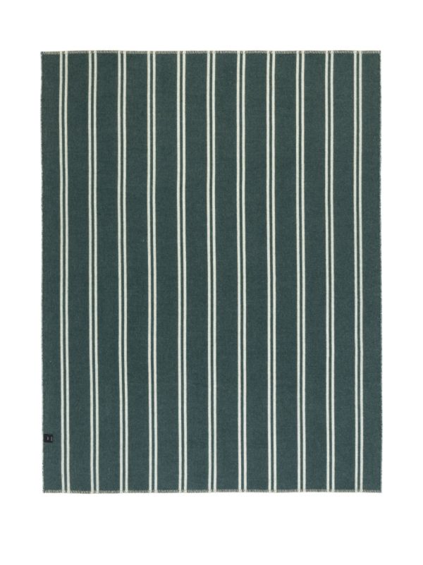 BLACKSAW Green Straits Reversible Alpaca Wool Blanket | Browns Blankets & Throws