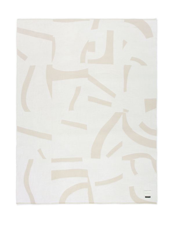 BLACKSAW Neutral Visions Reversible Blanket | Browns Blankets & Throws