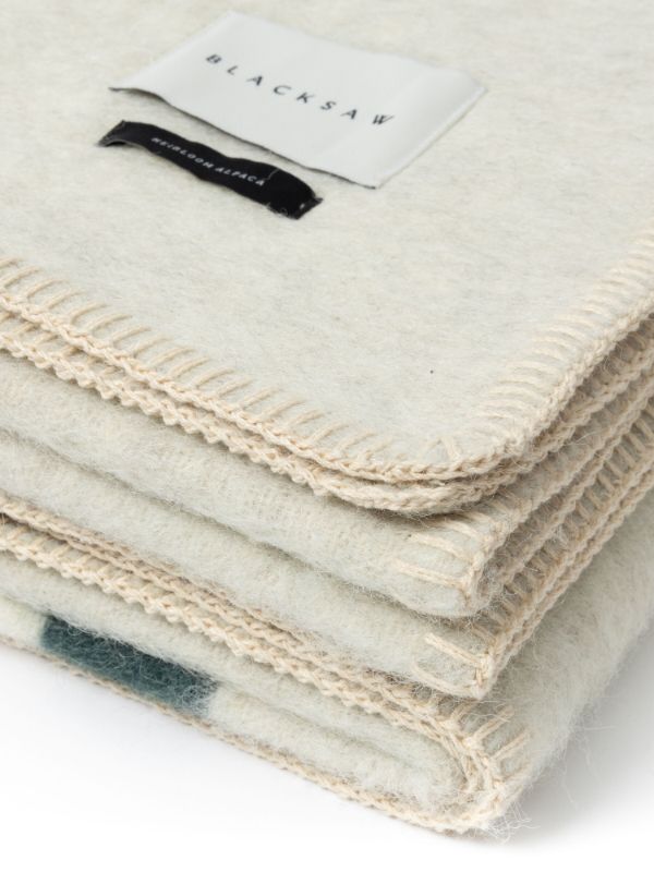 BLACKSAW White Kimura Heirloom Blanket | Browns Blankets & Throws