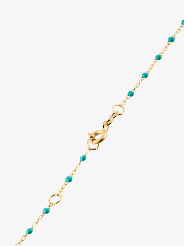 Blue Gigi Clozeau 18K Yellow Gold 42 CM Beaded Necklace| Browns Fine Necklaces