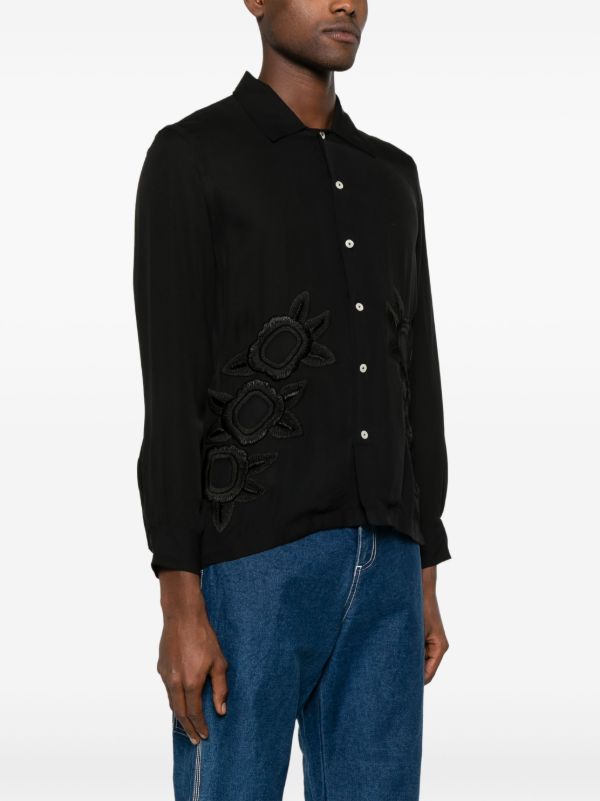 BODE Black Midnight Daffodil Shirt | Browns Shirts