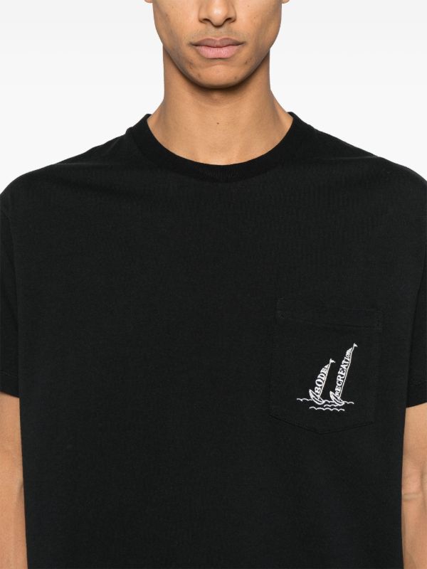 BODE Black Recreation Sails Pocket T-Shirt | Browns T-Shirts