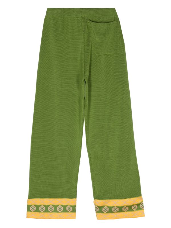 BODE Green Wellfleet Straight-Leg Trousers | Browns Regular-Fit & Straight Leg Pants