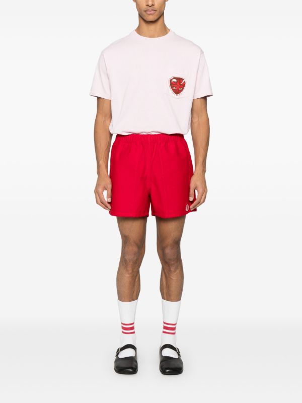 BODE Pink Crest Pocket T-Shirt | Browns T-Shirts