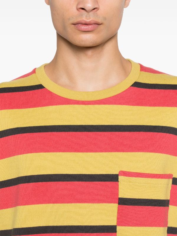 BODE Rec Stripe Pocket T-shirt | Browns T-Shirts